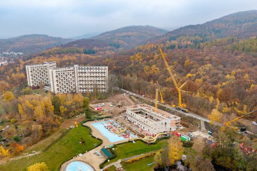 Litvínov buduje novou moderní plaveckou halu za 380 milionů korun