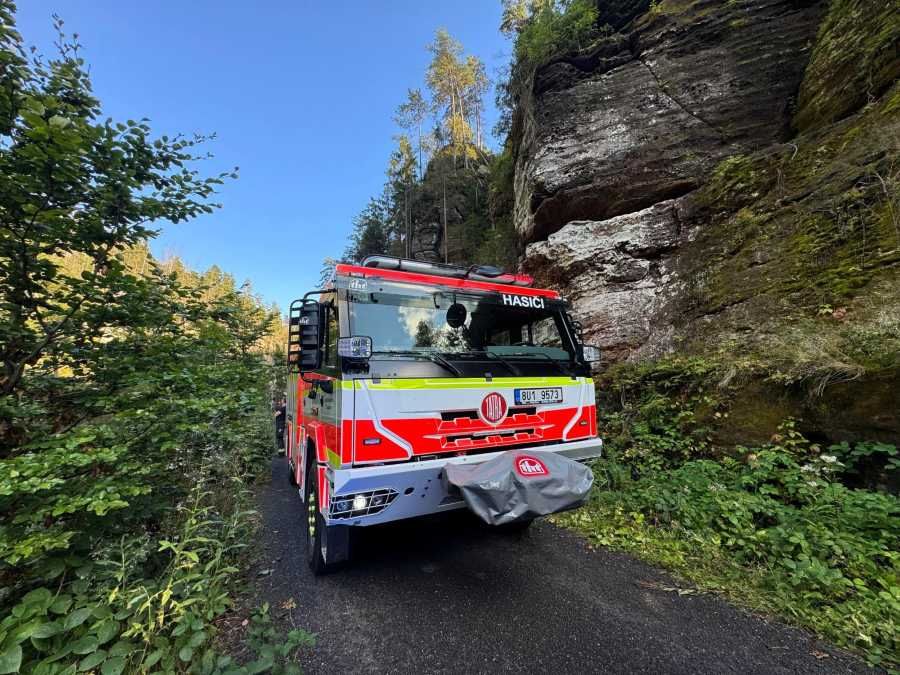 Hasiči z Česka a Německa procvičí spolupráci při lesních požárech v Českém Švýcarsku