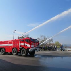 Požár skladu munice