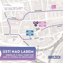 Ústecký půlmaraton a omezení dopravy