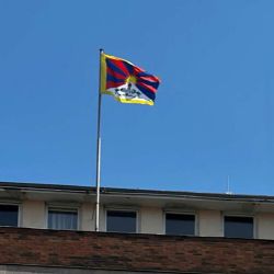 Ústí nad Labem vyvěsilo tibetskou vlajku na podporu boje za svobodu
