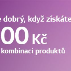 ElektroEfekt.cz vám nabízí až 7000 Kč zpět při zakoupení kombinace produktů LG