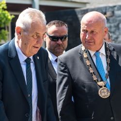 Miloš Zeman ukončil návštěvu Ústeckého kraje na zámku v Jezeří
